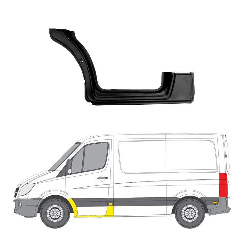 Kuuma Tarjous Helman korjauspelti oikea=vasen Mercedes-Benz Sprinter 3-T Bussi (W906) 2006-