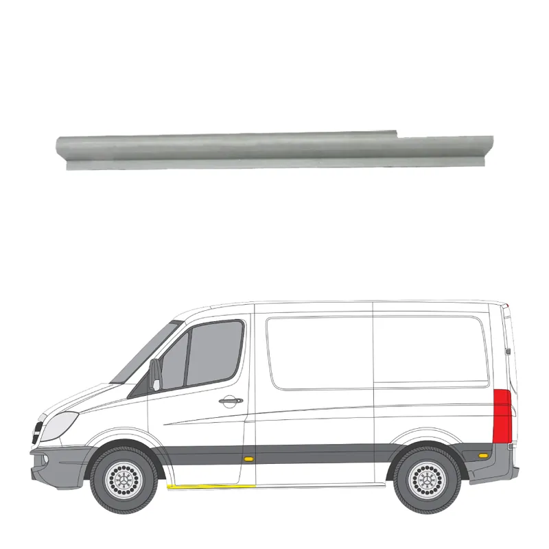 Ilmainen Palautus Helman korjauspelti oikea=vasen Volkswagen Crafter 30-35 Bussi (2E) 2006-2016