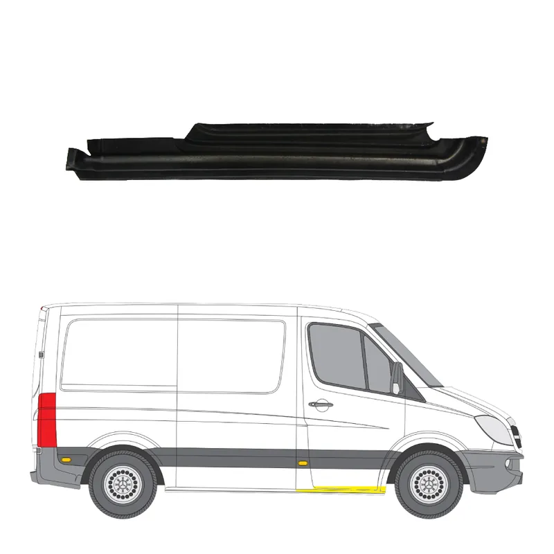 Helman korjauspelti oikea=vasen Mercedes-Benz Sprinter 3-T Bussi (W906) 2006- Halpa