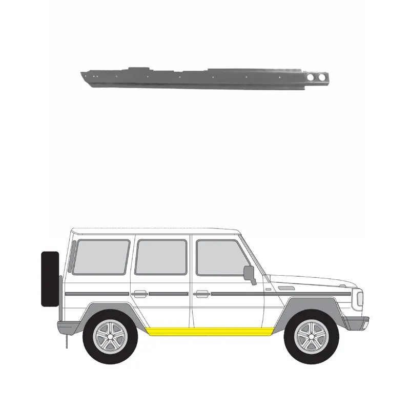 Helman korjauspelti oikea=vasen Mercedes-Benz G-sarja SUV (W461/W463/W460) 1989- Uutuus