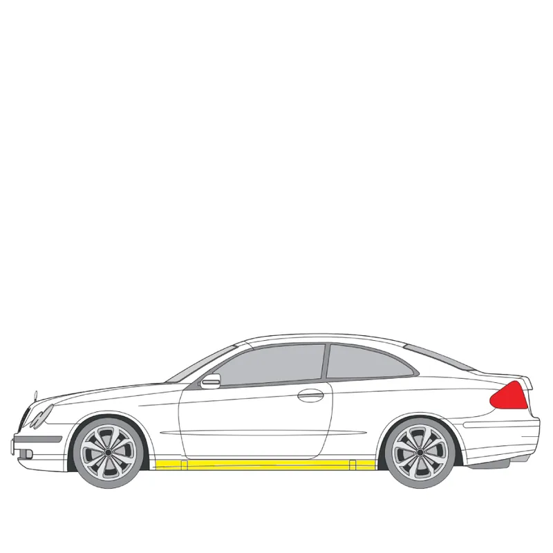 Päivän Tarjous Helman korjauspelti oikea=vasen Mercedes-Benz CLK Coupe (C209) 2002-2009