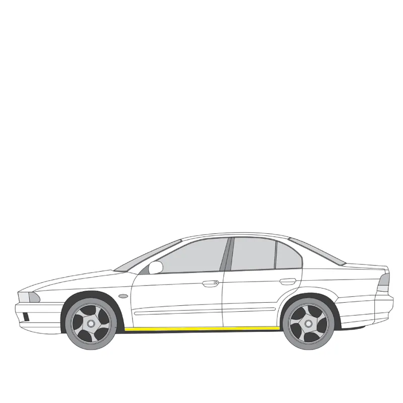 Tarjous Helman korjauspelti oikea=vasen Mitsubishi Galant VIII Sedan (EA_) 1996-2004