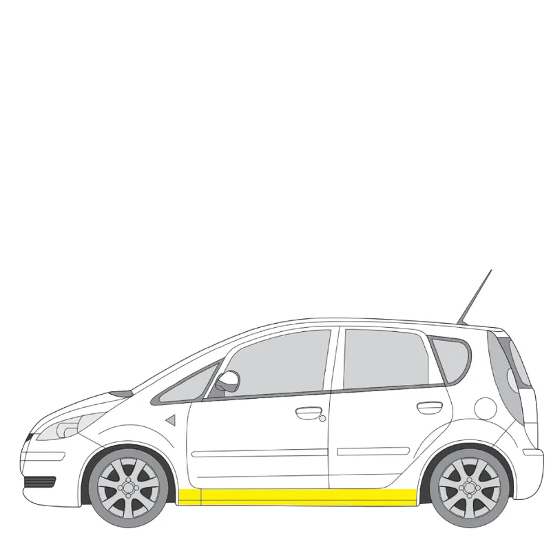Helman korjauspelti oikea=vasen Mitsubishi Colt VI (Z30) 2002-2012 Tilaa Heti