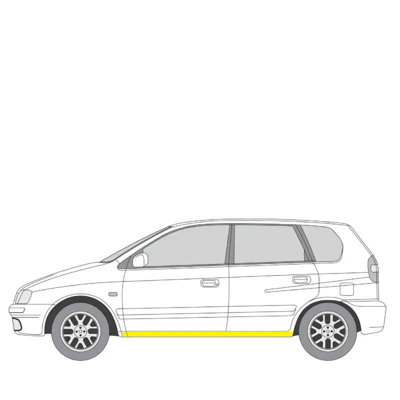 Kausialennus Helman korjauspelti oikea=vasen Mitsubishi Space Star (DG_A) 1998-2004