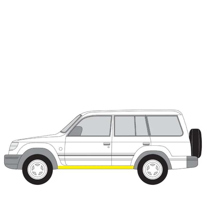 Helman korjauspelti oikea=vasen Mitsubishi Pajero II (V20) 1990-1999 Bestseller