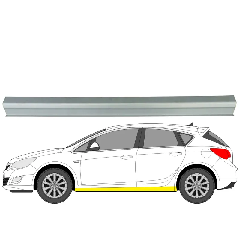 Helman korjauspelti oikea=vasen Opel Astra Classic Hatchback (A04) 2009- Edullinen Hinta