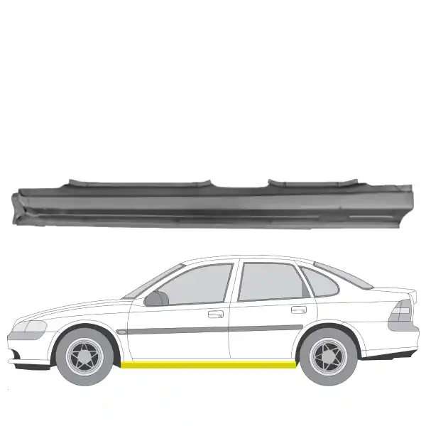 Turvallinen Maksu Helman korjauspelti oikea=vasen Opel Vectra B Farmari (J96) 1996-2003
