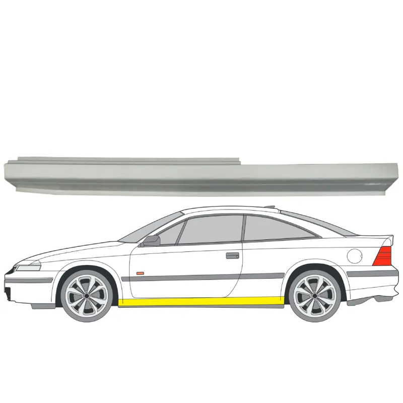 Löytö Helman korjauspelti oikea=vasen Opel Calibra A (C89) 1990-1997