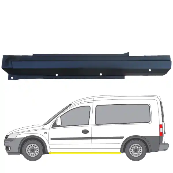Alennettu Helman korjauspelti oikea=vasen Opel Corsa C Sedan (X01) 2000-2009