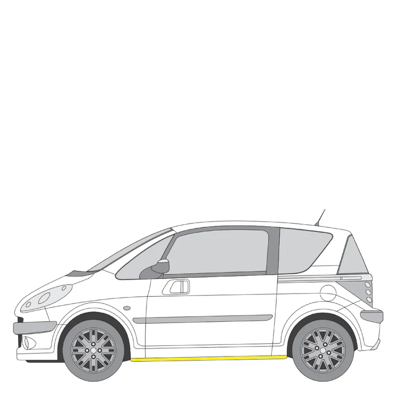 Helman korjauspelti oikea=vasen Peugeot 1007 Hatchback 2005- Päivän Tarjous