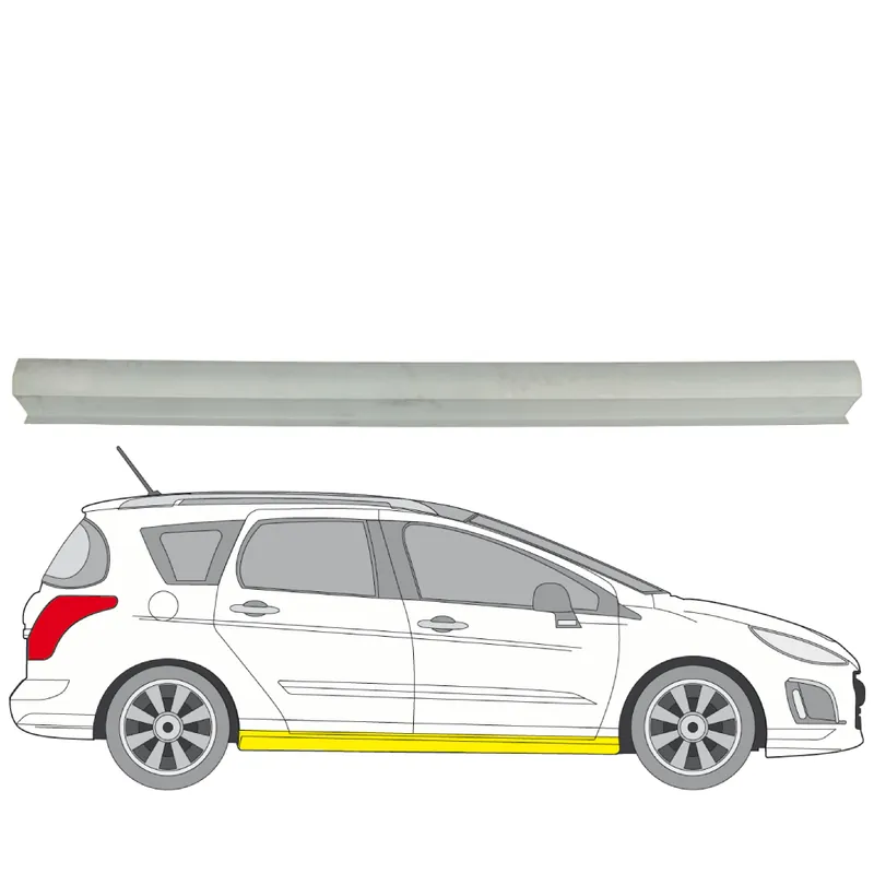 Helman korjauspelti oikea=vasen Peugeot 308 I SW (4E, 4H) 2007-2014 Erikoistarjous