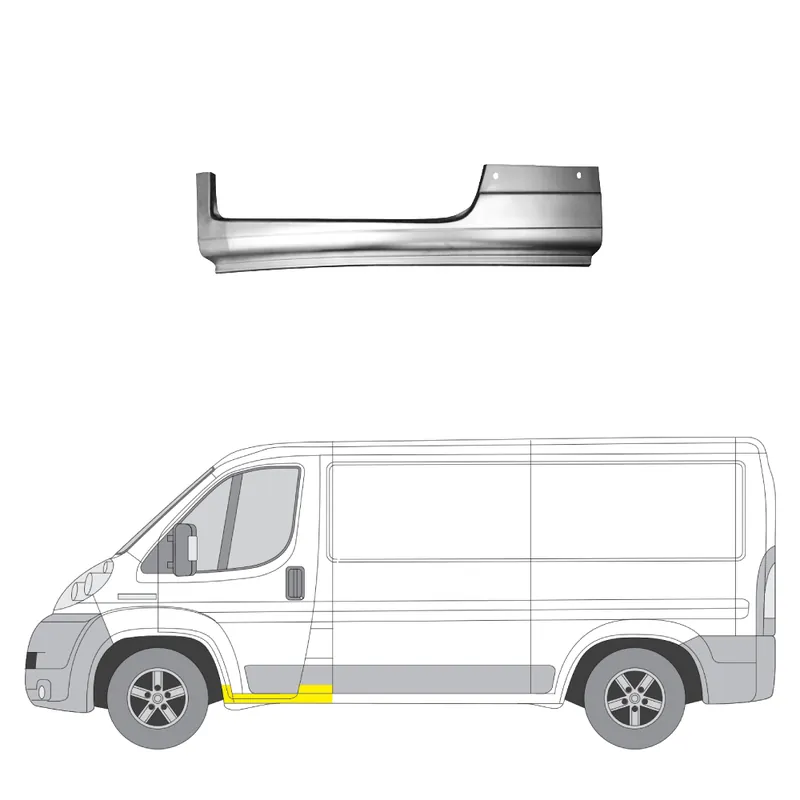 Helman korjauspelti oikea=vasen Citroen Jumper I Flatbed Kuorma-auto/Alusta (244) 2002- Tarjous