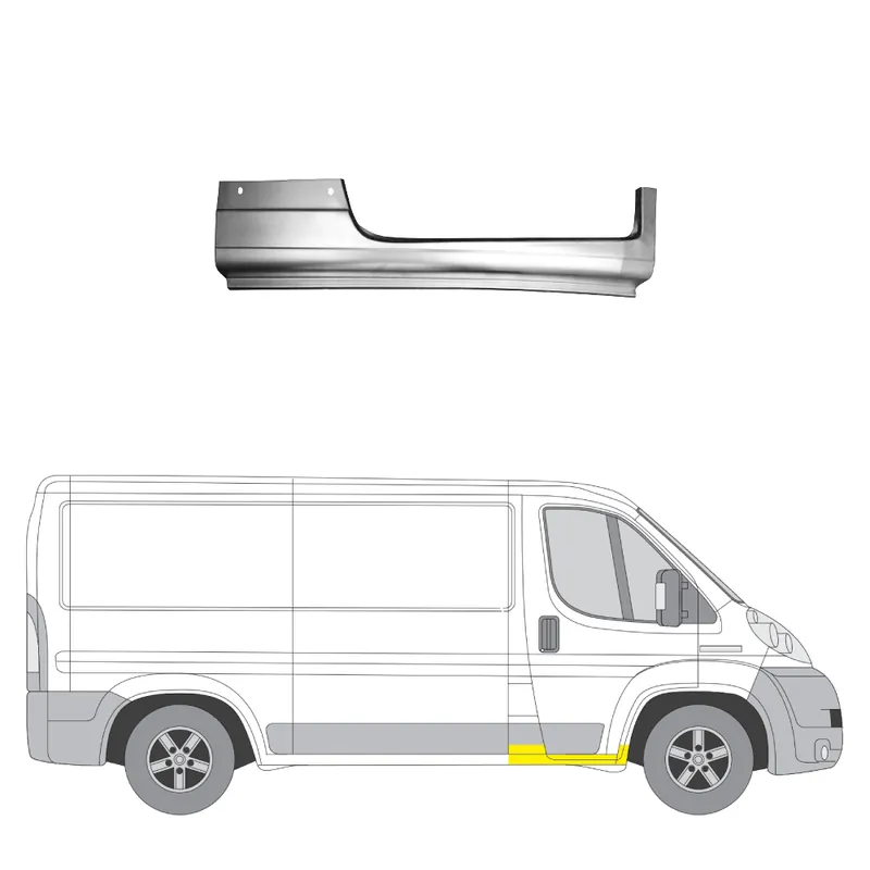 Helman korjauspelti oikea=vasen Citroen Jumper I Flatbed Kuorma-auto/Alusta (244) 2002- Alkuperäinen
