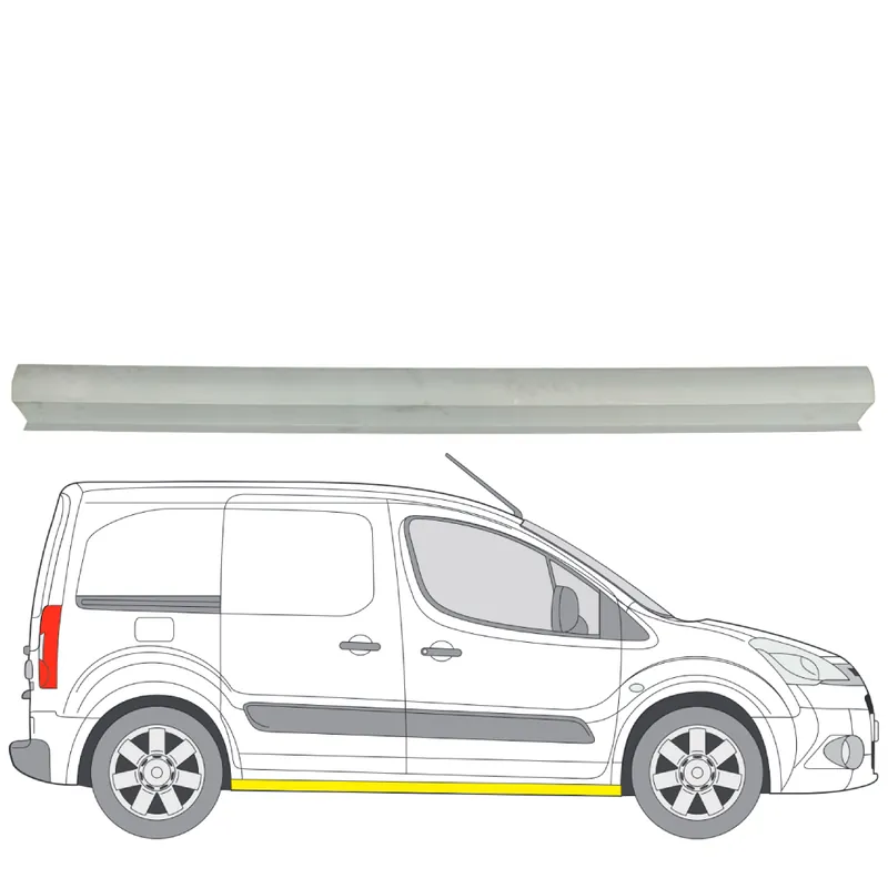 Helman korjauspelti oikea=vasen Citroen Berlingo II Van (B9) 2008- Rajoitettu Tarjous