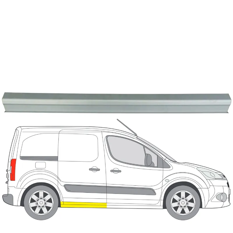 Helman korjauspelti oikea=vasen Citroen Berlingo II Van (B9) 2008- Päivän Tarjous