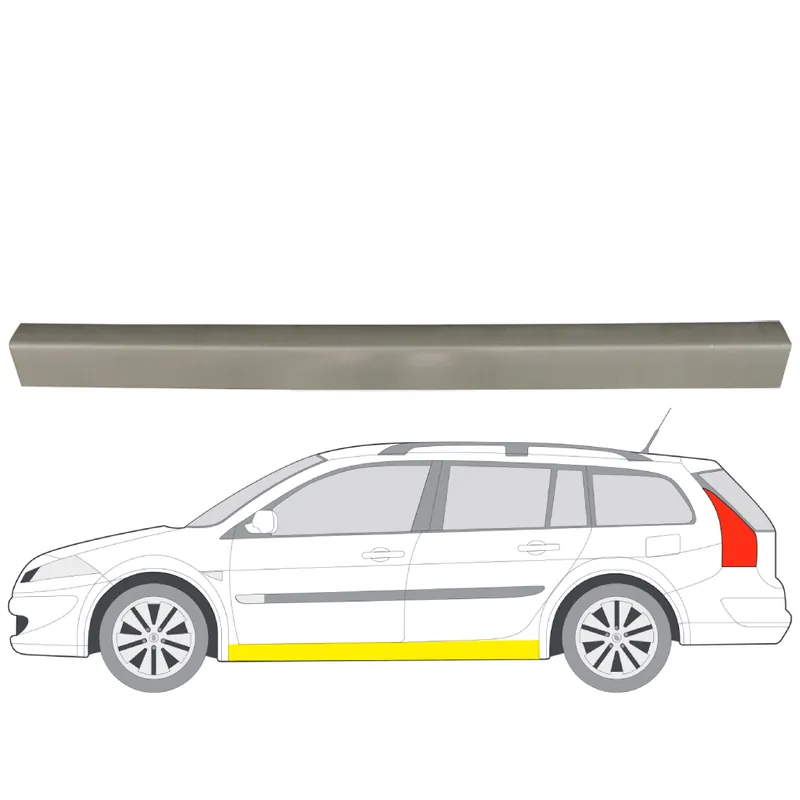 Tukkuhinta Helman korjauspelti oikea=vasen Renault Megane II Van / Hatchback (KM0/2_) 2003-2009