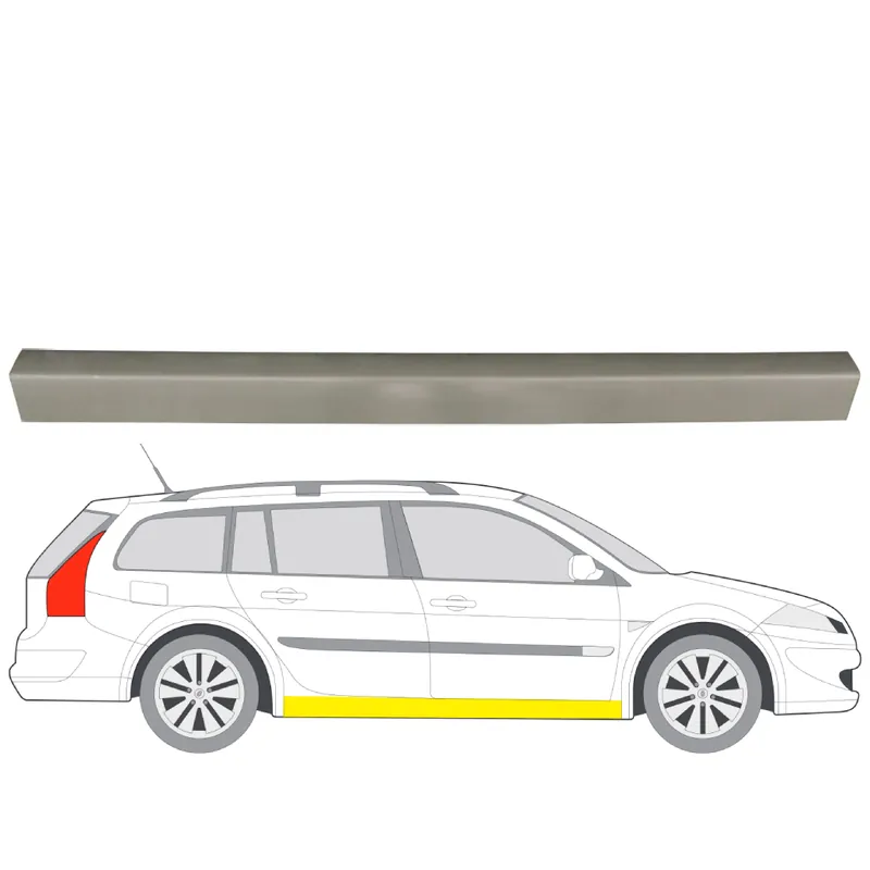 Helman korjauspelti oikea=vasen Renault Megane II Van / Hatchback (KM0/2_) 2003-2009 Loppuunmyynti
