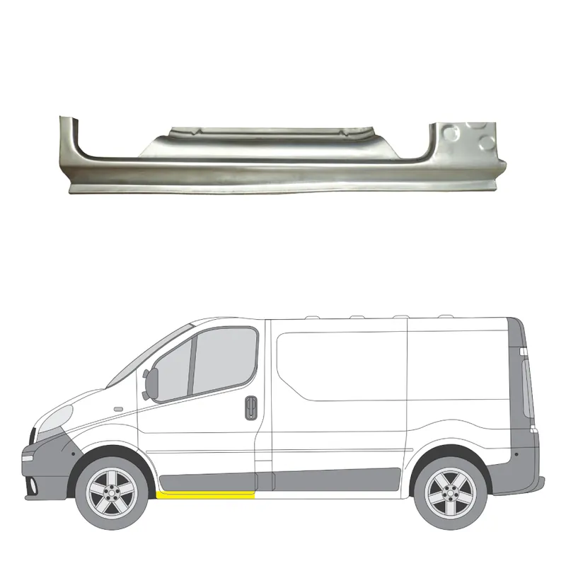 Helman korjauspelti oikea=vasen Nissan Primastar Bussi (X83) 2001- Alennettu