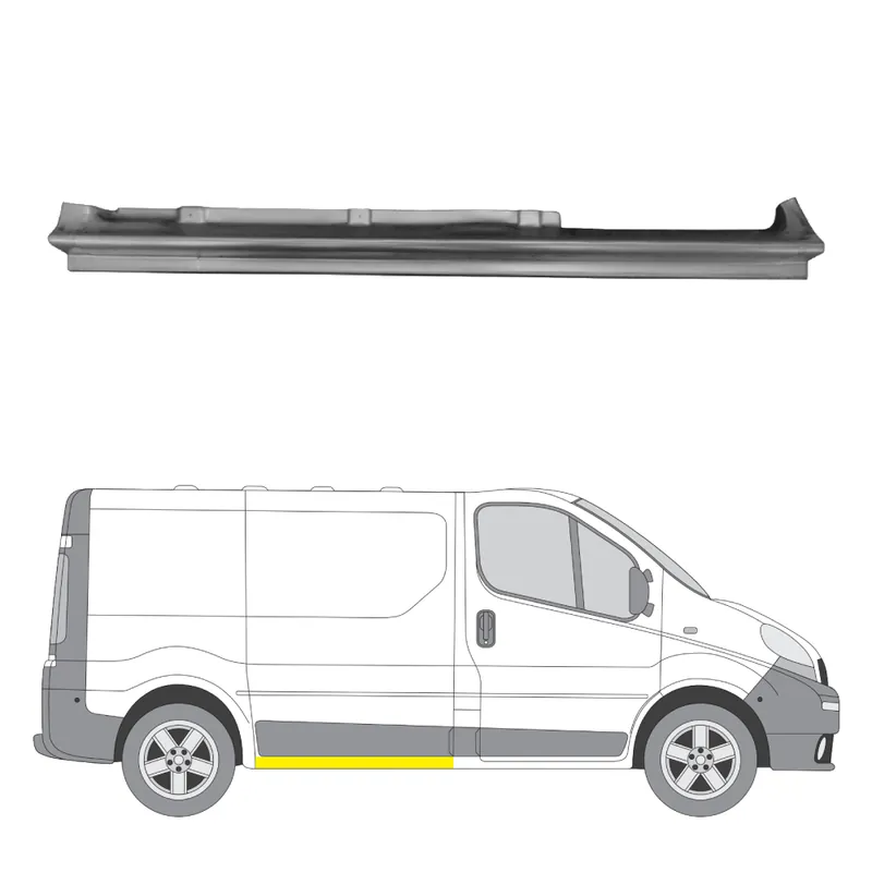 Helman korjauspelti oikea=vasen Nissan Primastar Bussi (X83) 2001- Suosittu