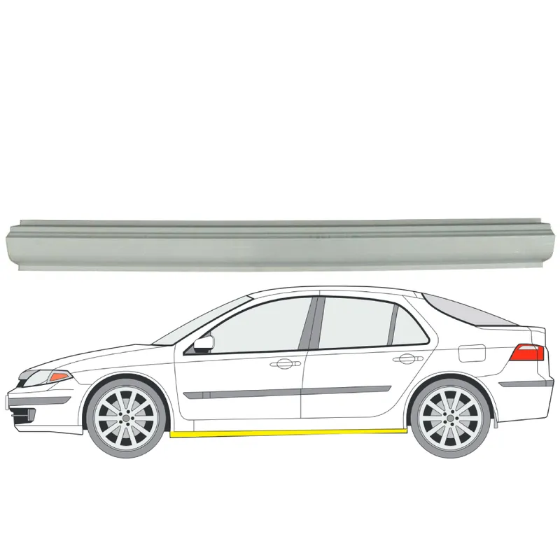 Edullinen Helman korjauspelti oikea=vasen Renault Laguna II Grandtour (KG) 2001-2007