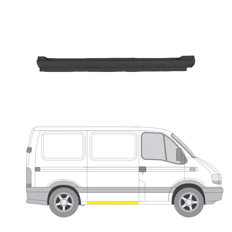 Turvallinen Maksu Helman korjauspelti oikea=vasen Nissan Interstar Bussi (X70) 2002-
