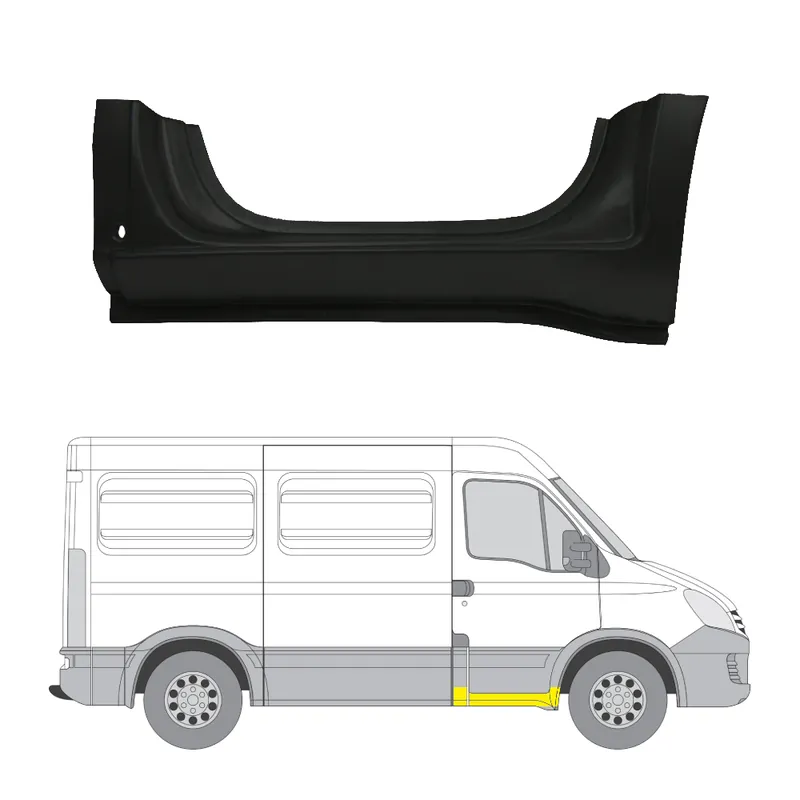 Ajankohtainen Helman korjauspelti oikea=vasen Nissan Interstar Bussi (X70) 2002-