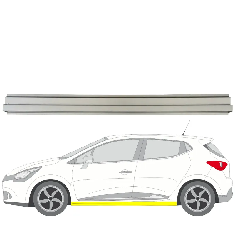 Sertifioitu Helman korjauspelti oikea=vasen Renault Clio III Hatchback (BR0/1, CR0/1) 2005-2014