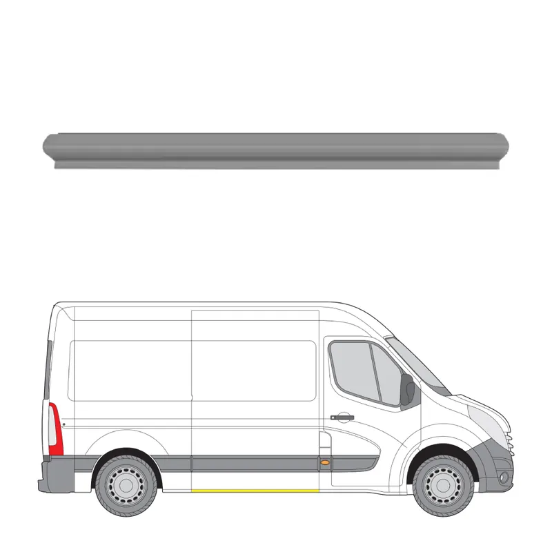 Turvallinen Maksu Helman korjauspelti oikea=vasen Opel Movano B Bussi (X62) 2010-