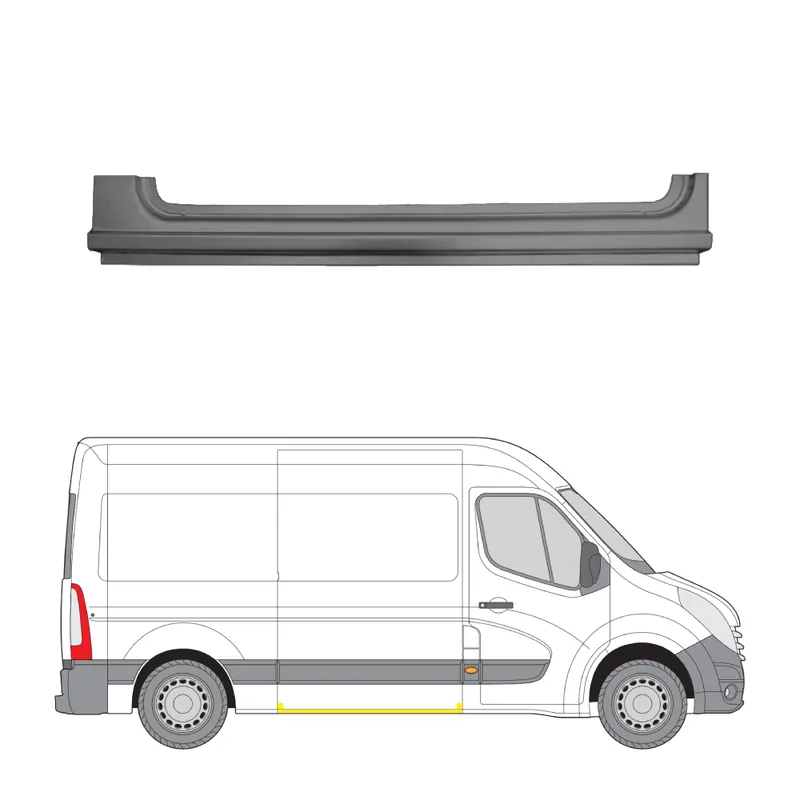 Helman korjauspelti oikea=vasen Opel Movano B Bussi (X62) 2010- Osta Nyt
