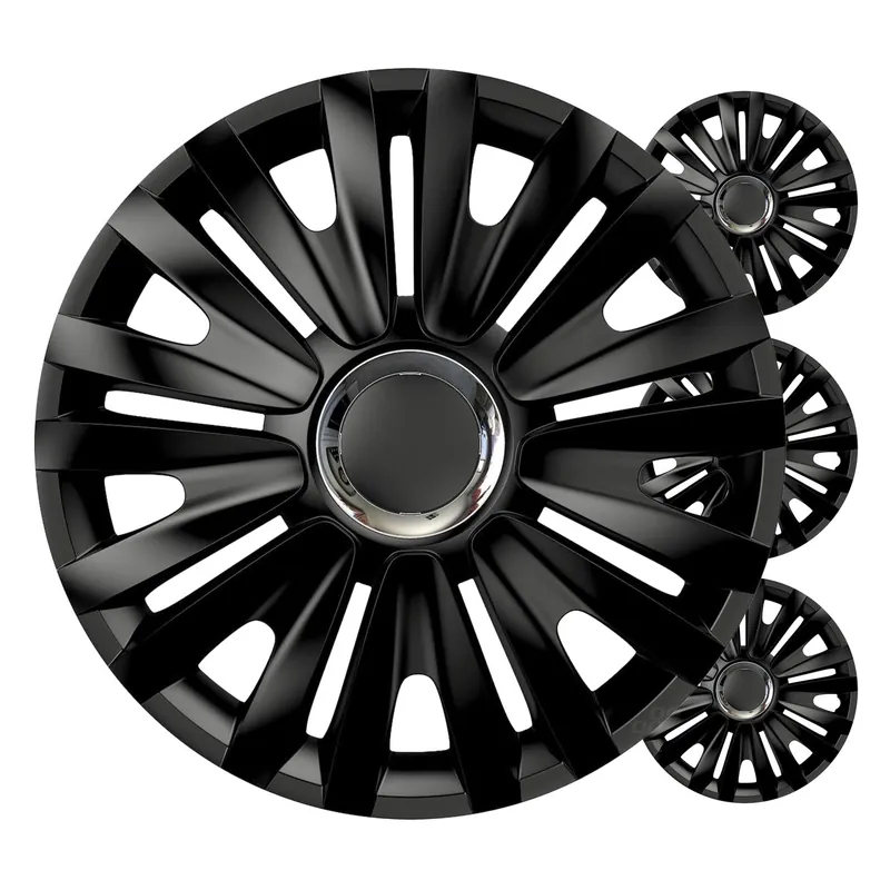 Osta Tänään Autoon pölykapseli 4 kpl sarja Royal musta 15″ COLOR BOX