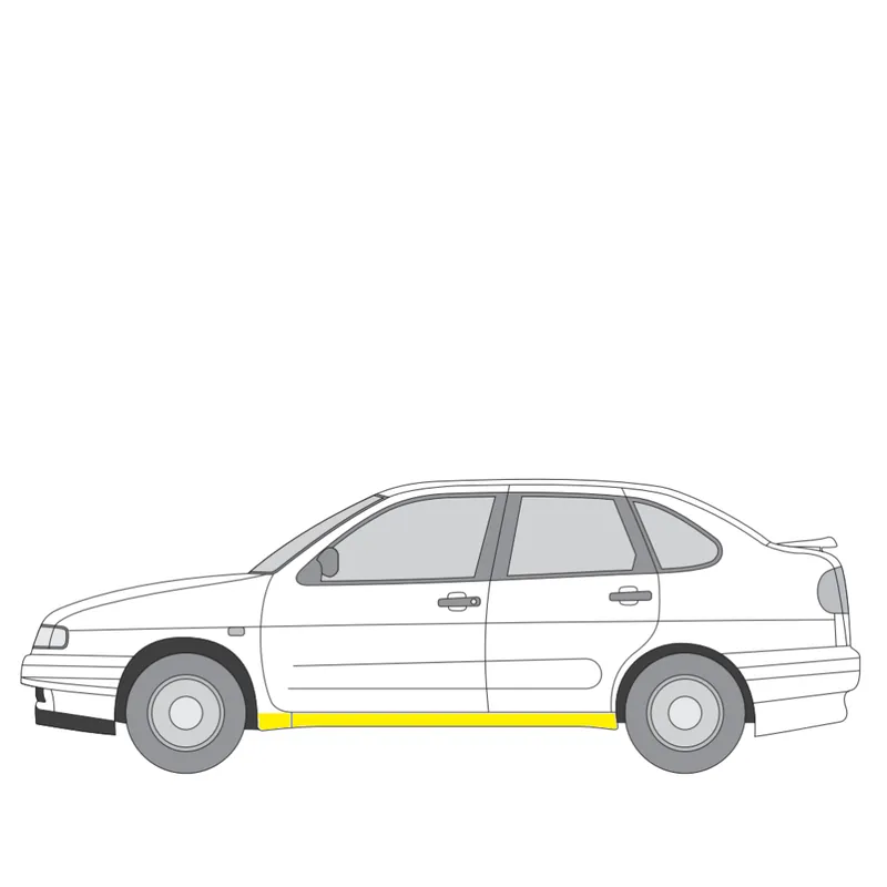 Helman korjauspelti oikea=vasen Volkswagen Polo III Classic (6V2) 1995-2006 Eniten Myyty
