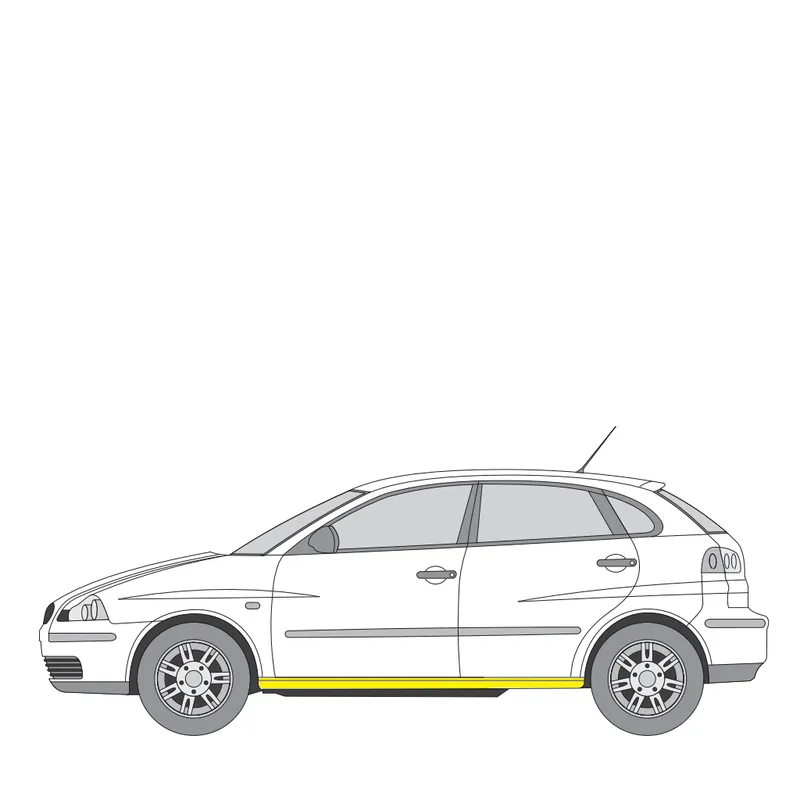 Helman korjauspelti oikea=vasen Seat Cordoba II Sedan (6L2) 2002-2009 Superhinta