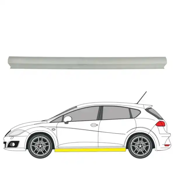 Loppuunmyynti Helman korjauspelti oikea=vasen Seat Leon II Hatchback (1P1) 2005-2012