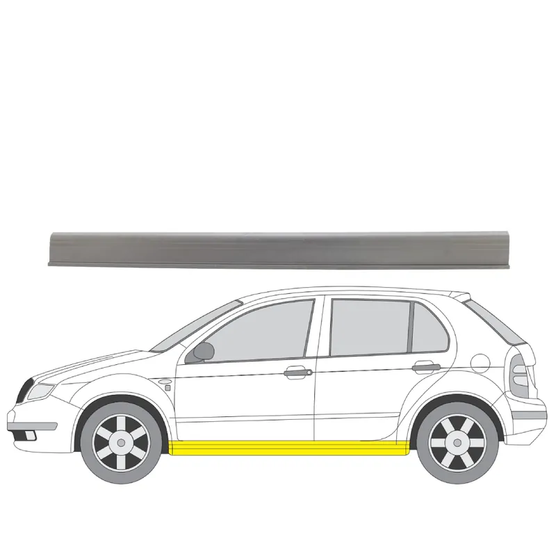 Helman korjauspelti oikea=vasen Skoda Fabia I Hatchback (6Y2) 1999-2008 Osta Tänään