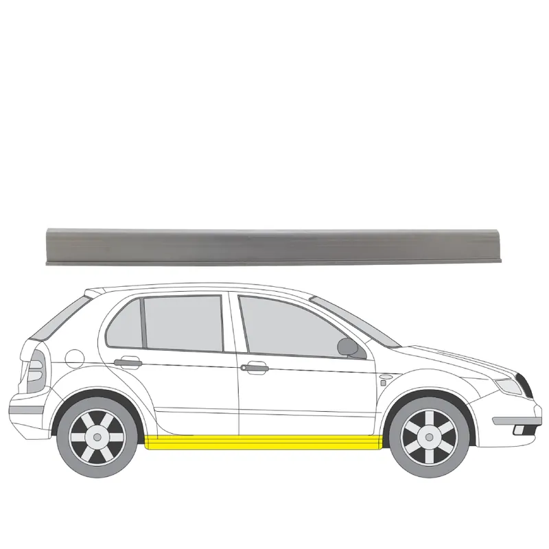 Helman korjauspelti oikea=vasen Skoda Fabia I Hatchback (6Y2) 1999-2008 Alkuperäinen