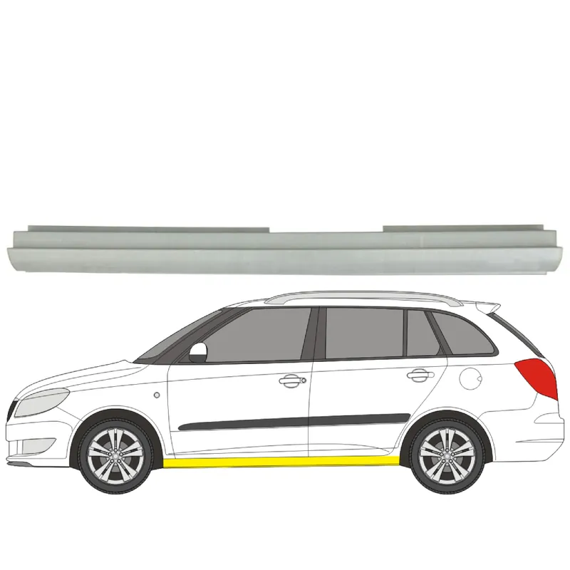 Helman korjauspelti oikea=vasen Skoda Fabia II Hatchback (542) 2006-2014 Viikonlopputarjous