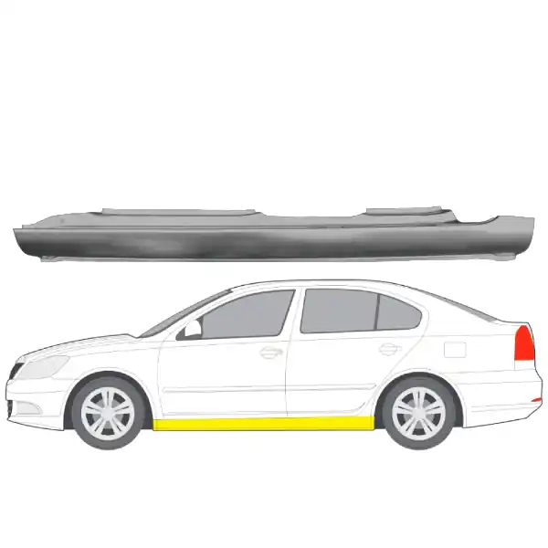 Kausialennus Helman korjauspelti oikea=vasen Skoda Octavia II Hatchback (1Z3) 2004-2013