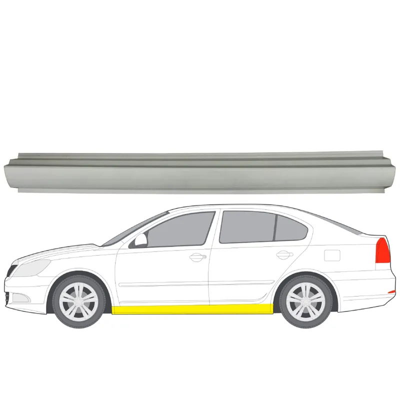 Loppuunmyynti Helman korjauspelti oikea=vasen Skoda Octavia II Hatchback (1Z3) 2004-2013