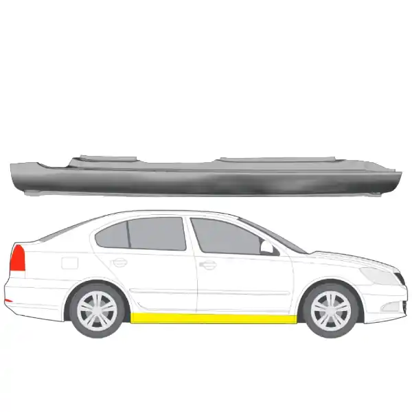 Tehdashinta Helman korjauspelti oikea=vasen Skoda Octavia II Hatchback (1Z3) 2004-2013
