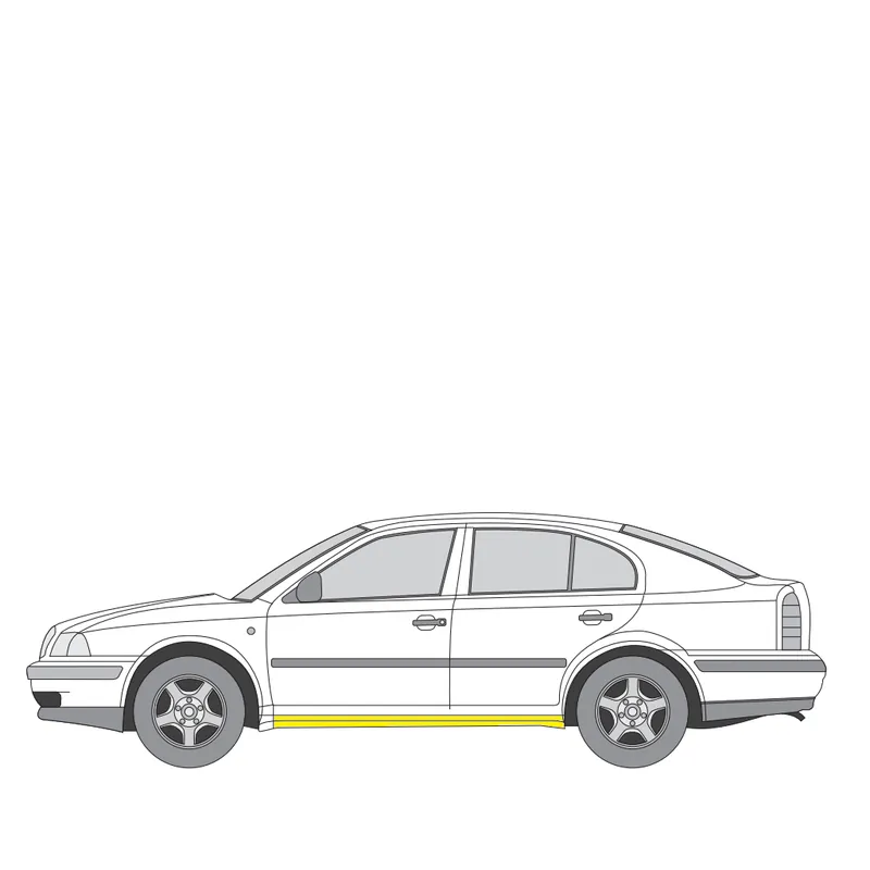 Edullinen Hinta Helman korjauspelti oikea=vasen Skoda Octavia II Hatchback (1Z3) 2004-2013