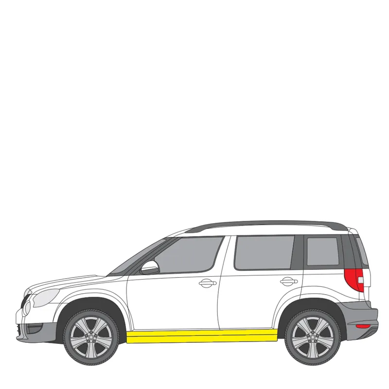 Helman korjauspelti oikea=vasen Skoda Yeti (5L) 2009-2017 Aito