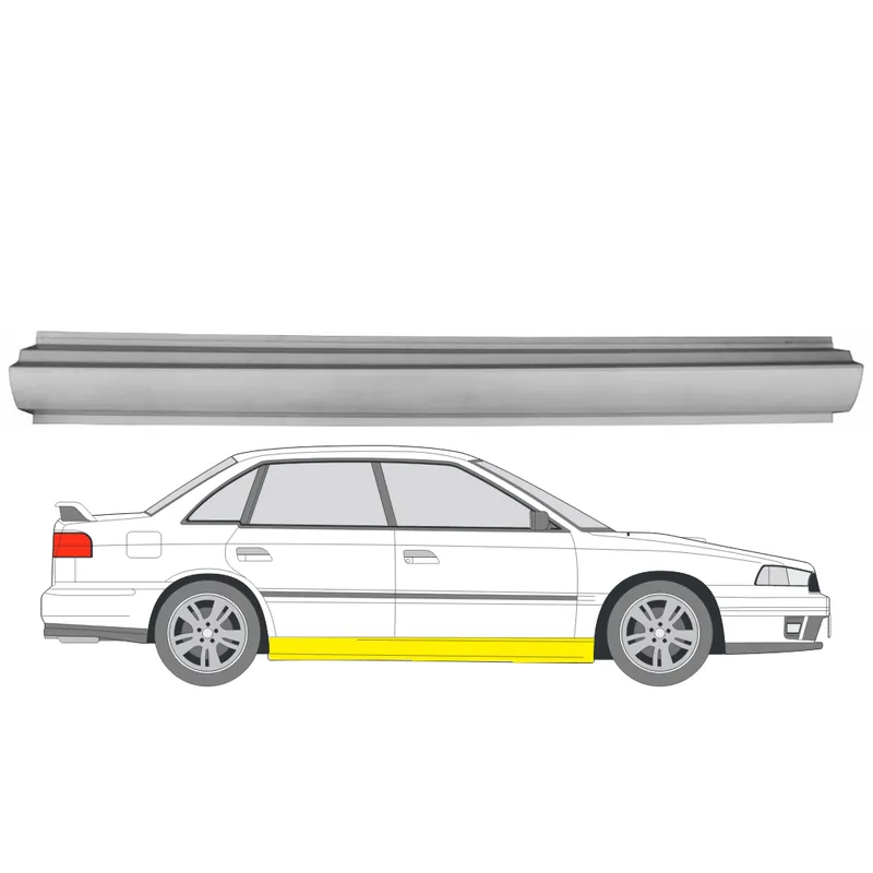 Helman korjauspelti oikea=vasen Subaru Legacy II Farmari (BG) 1994-1999 Pakollinen (Must-Have)
