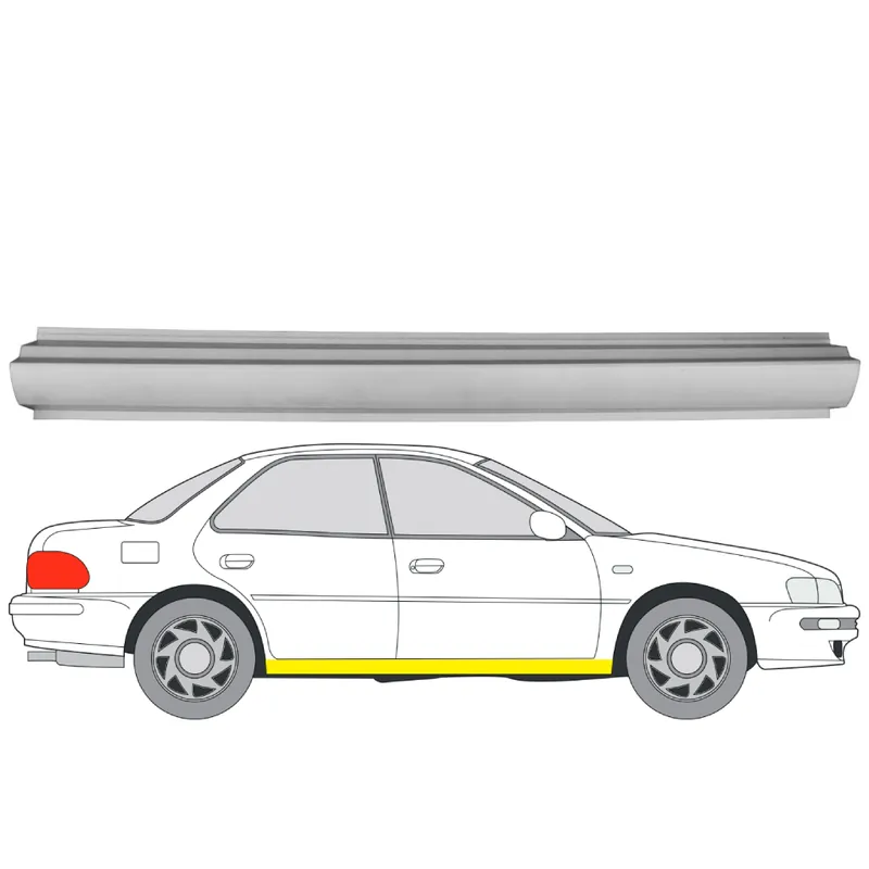 Helman korjauspelti oikea=vasen Subaru Impreza I Farmari (GF) 1992-2000 Alennettu