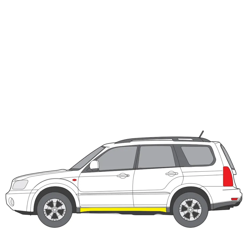 Helman korjauspelti oikea=vasen Subaru Forester II (SG) 2002-2012 Superhinta