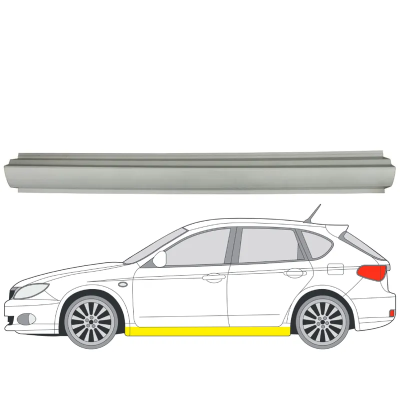 Asiakkaiden Suosikki Helman korjauspelti oikea=vasen Subaru Impreza III Sedan (GR) 2007-