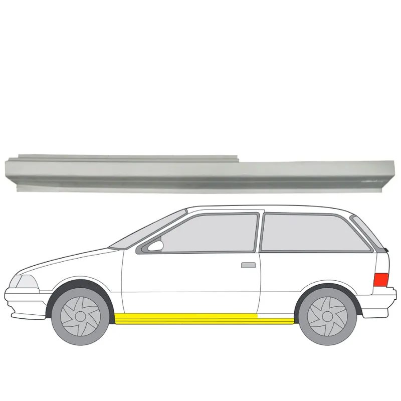 Alennettu Helman korjauspelti oikea=vasen Suzuki Swift II Hatchback (EA, MA) 1989-2005