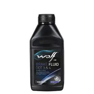 Superhinta WOLF • 8307706 Jarruneste DOT 3/4 500ml Synteettinen öljy