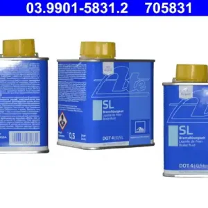ATE • 03990158312 Jarruneste DOT4 500ml SAE J1703, ISO/DIN 4925 Erikoistarjous