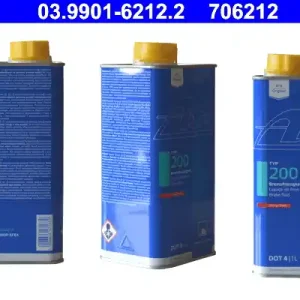 Tukkuhinta ATE • 03990162122 Jarruneste DOT4 1000ml SAE J1703, ISO/DIN 4925