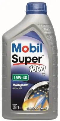 Uusi Malli MOBIL • 150866 Moottoriöljy MOBIL SUPER 1000 15W-40 1L